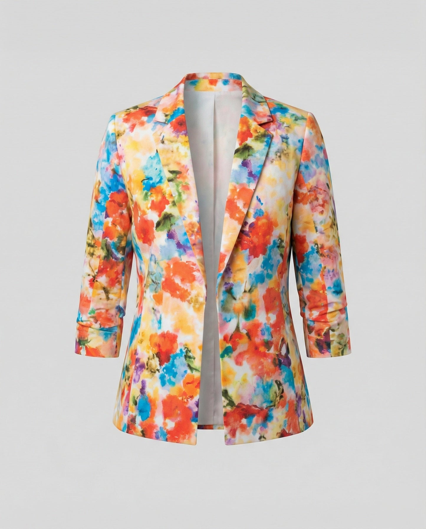 Blazer Donna Fantasia Floreale Linea Elegante