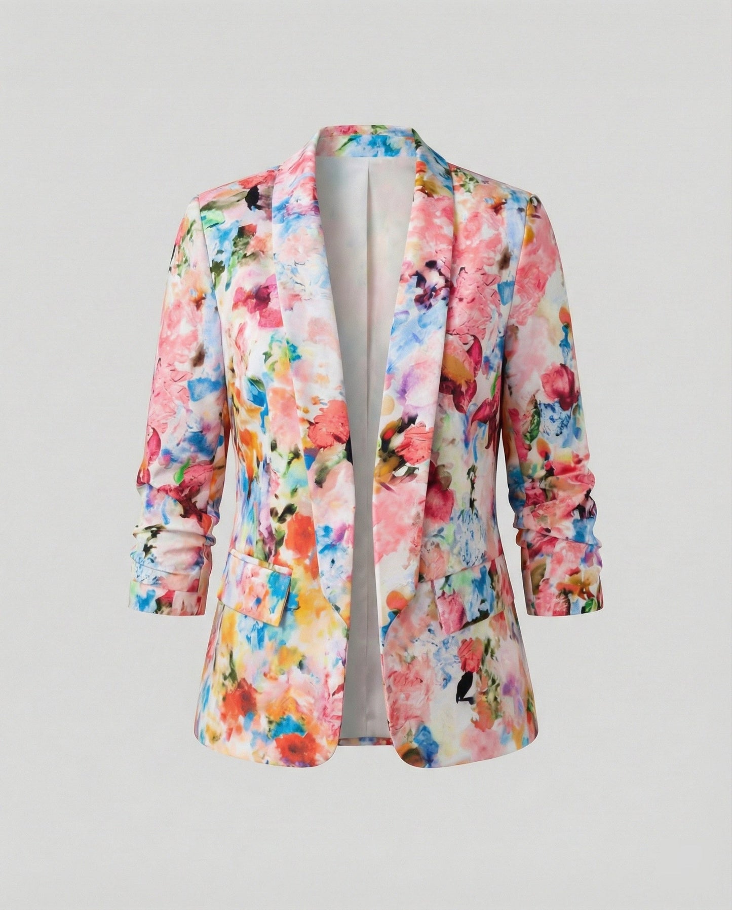 Blazer Donna Fantasia Floreale Linea Elegante
