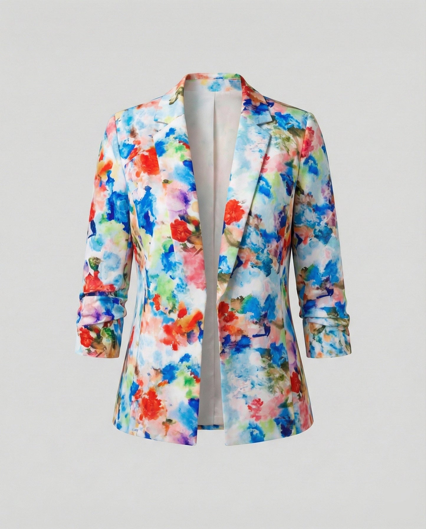 Blazer Donna Fantasia Floreale Linea Elegante