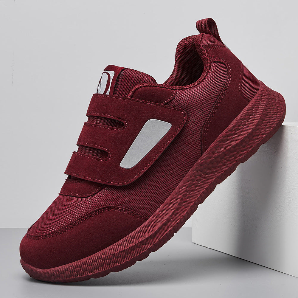 Sneaker Donna con Chiusura a Strappo e Superficie Strutturata