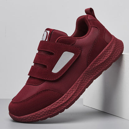 Sneaker Donna con Chiusura a Strappo e Superficie Strutturata