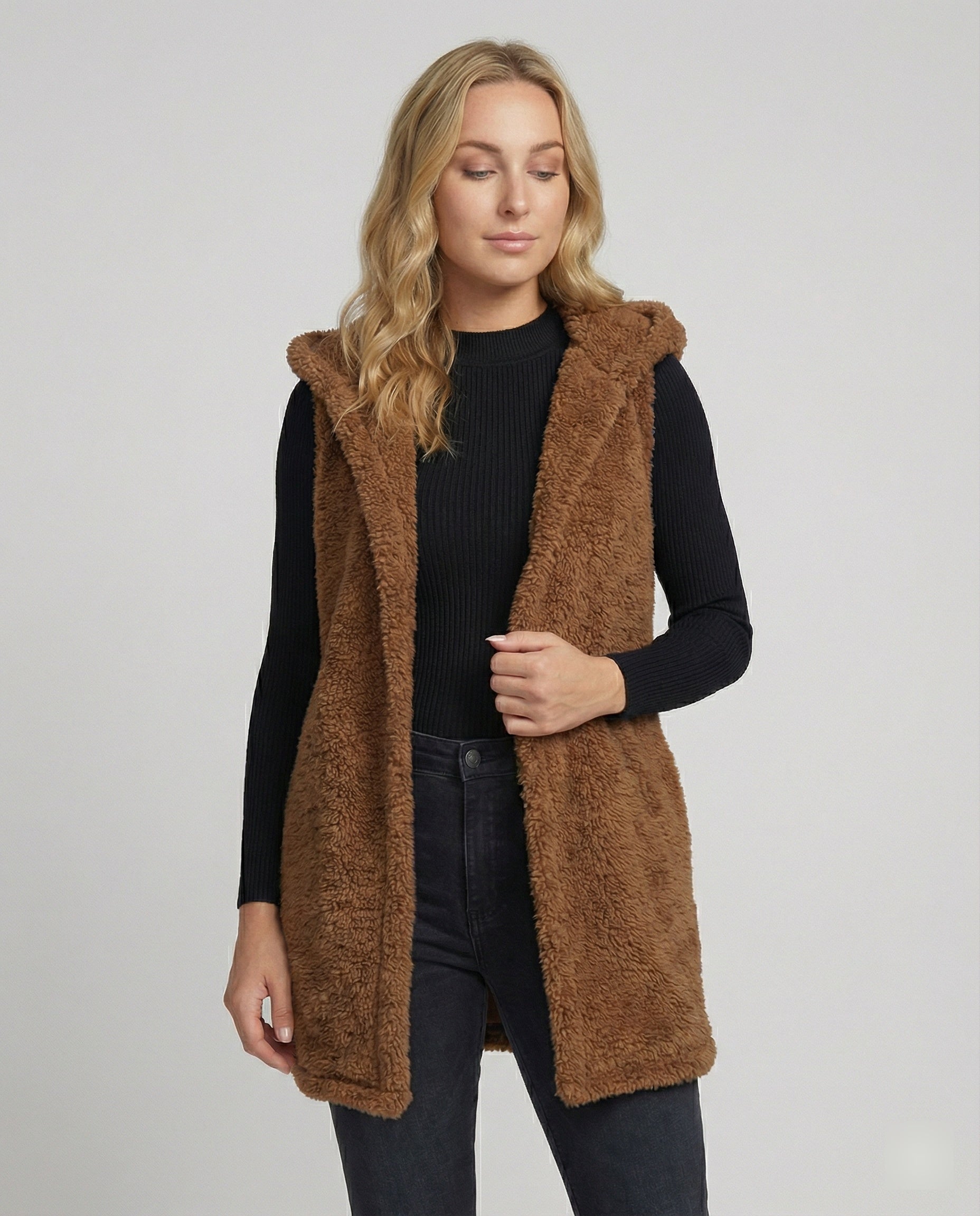 Gilet Donna in Ecopelliccia Morbida - Brentozzi