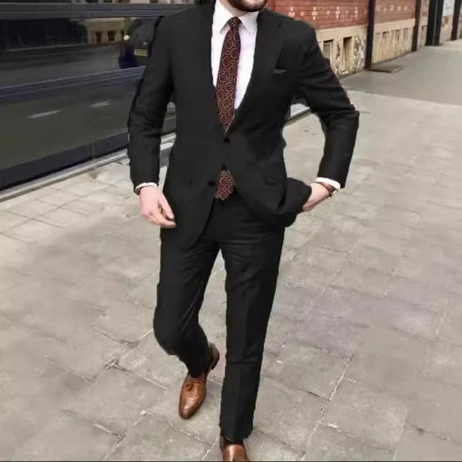 Completo Uomo Due Pezzi Giacca e Pantaloni Classici