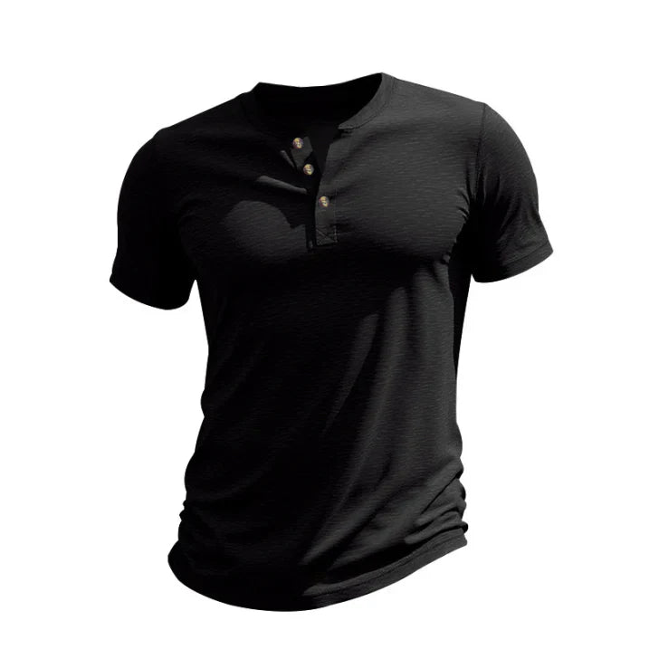 Maglia Uomo Manica Corta con Bottoni al Collo - Brentozzi