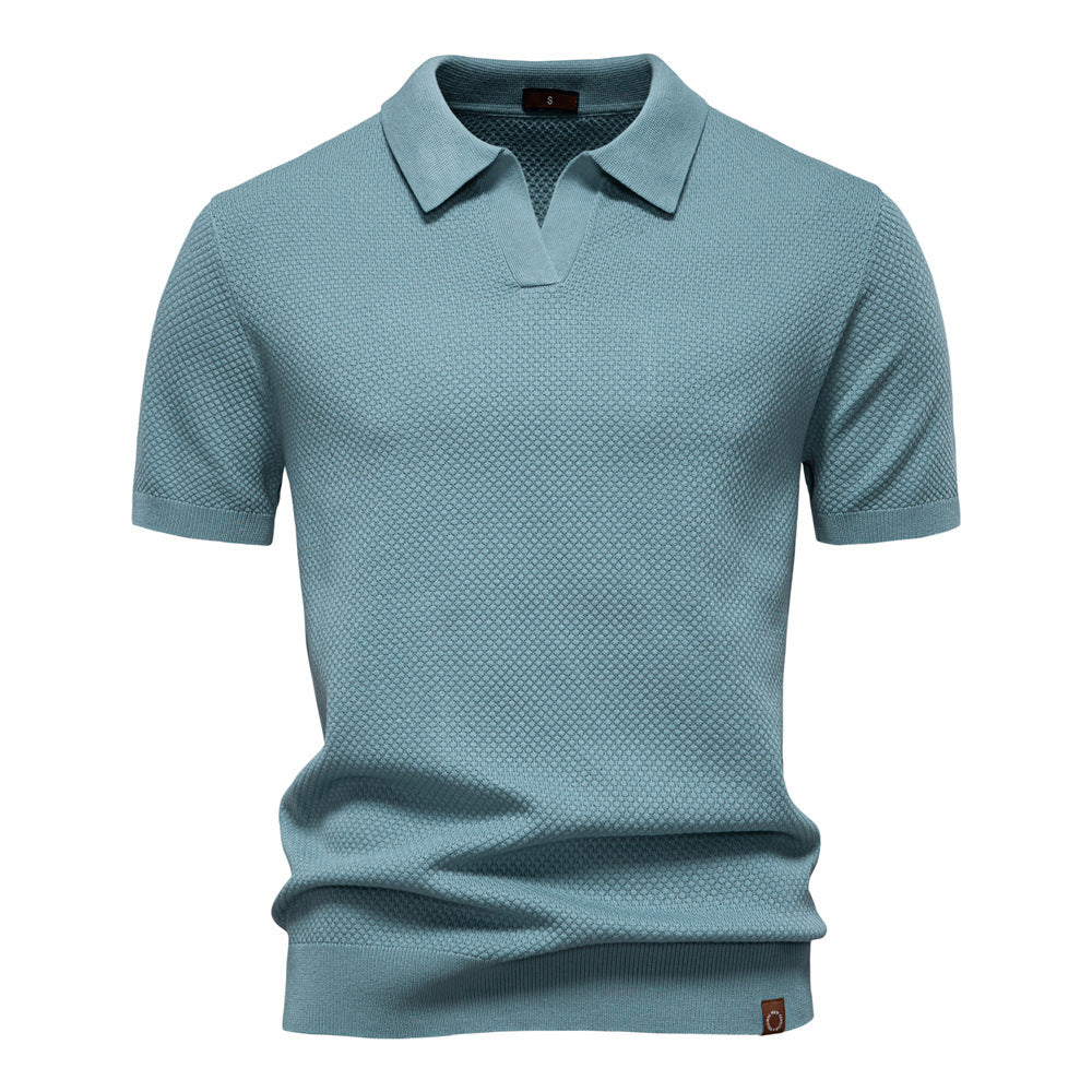 Polo Uomo Strutturata Manica Corta