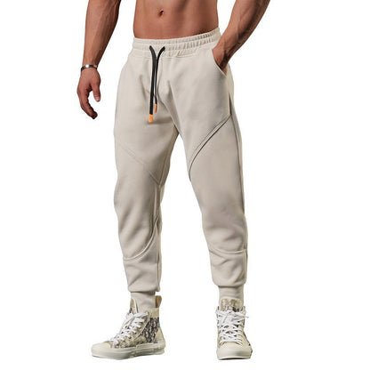 Pantaloni Jogging Uomo Fleece Leggero Cargo Taglio Tapered