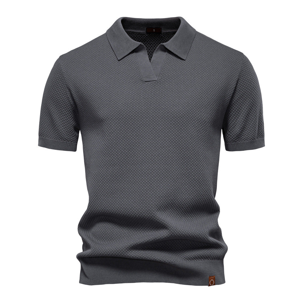Polo Uomo Strutturata Manica Corta