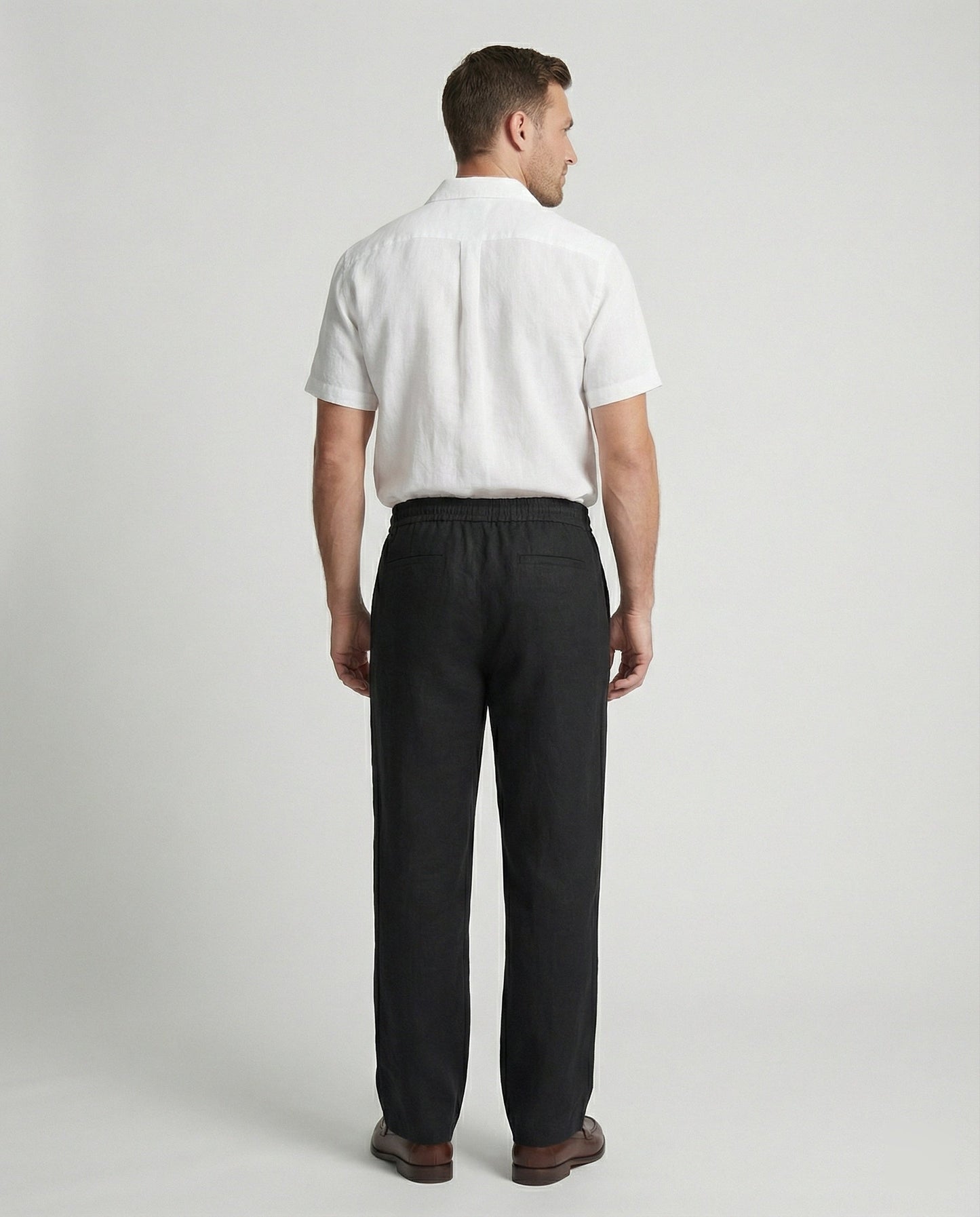 Pantaloni Lino Uomo Estivi Comodi
