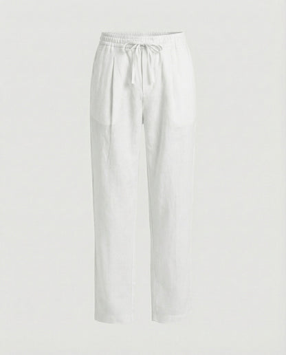 Pantaloni Lino Uomo Estivi Comodi