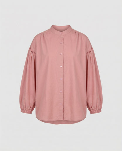 Blusa Donna con Maniche Voluminose e Design Moderno