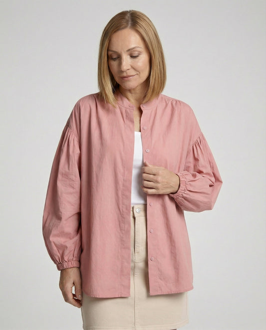 Blusa Donna con Maniche Voluminose e Design Moderno - Brentozzi