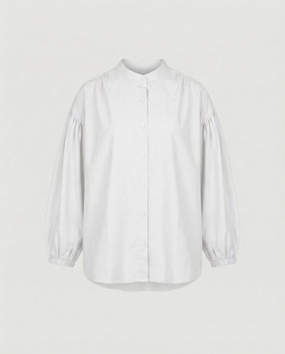 Blusa Donna con Maniche Voluminose e Design Moderno