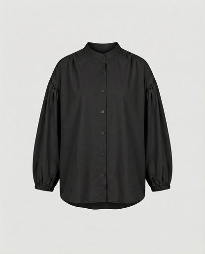 Blusa Donna con Maniche Voluminose e Design Moderno