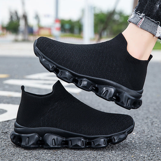Scarpe Donna in Tessuto Elasticizzato Suola Profilata - Brentozzi