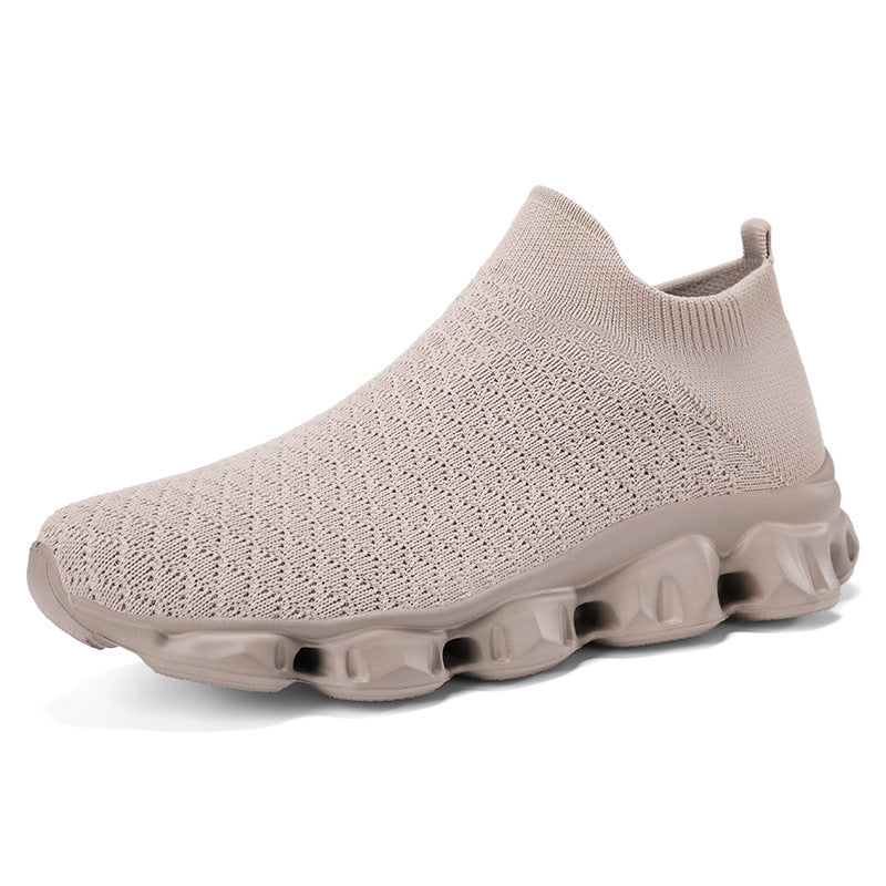 Scarpe Donna in Tessuto Elasticizzato Suola Profilata