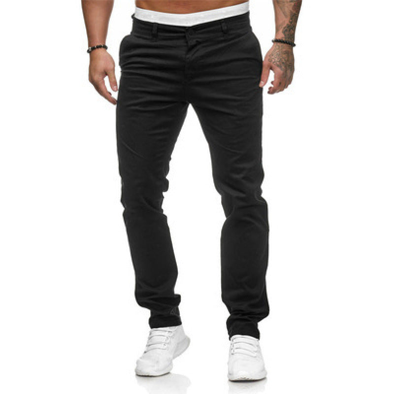 Pantaloni Chino Uomo Slim Fit Moderni