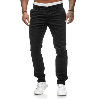 Pantaloni Chino Uomo Slim Fit Moderni