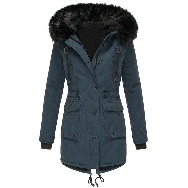Giacca Invernale Donna Calda Elegante Regular Fit