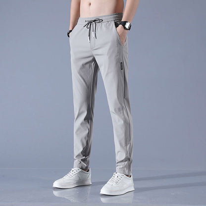 Pantaloni Jogging Uomo Tessuto Morbido Vestibilità Comoda
