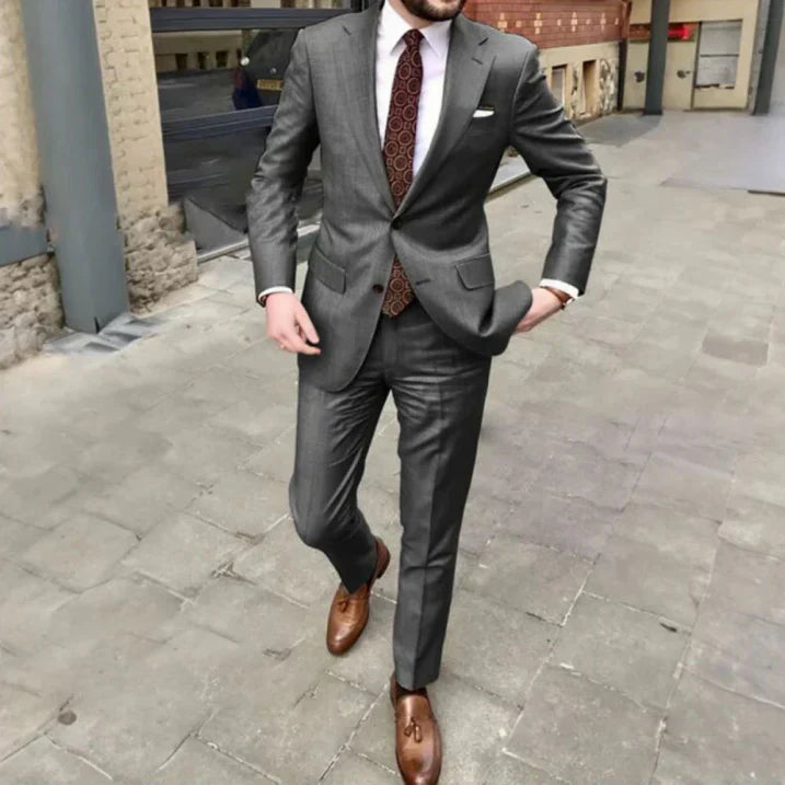 Completo Uomo Due Pezzi Giacca e Pantaloni Classici - Brentozzi
