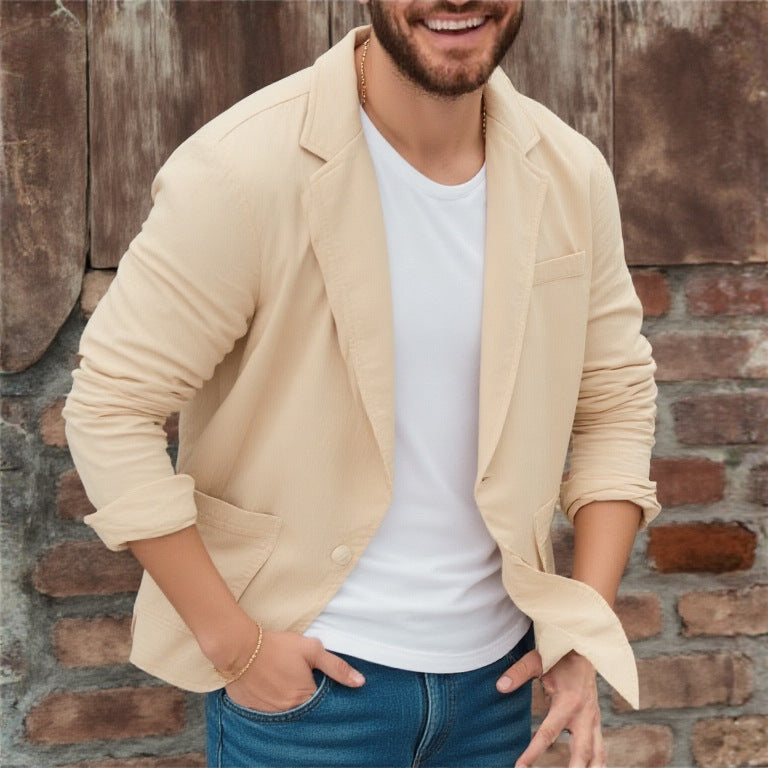 Giacca Jersey Uomo Casual con Tasche - Brentozzi