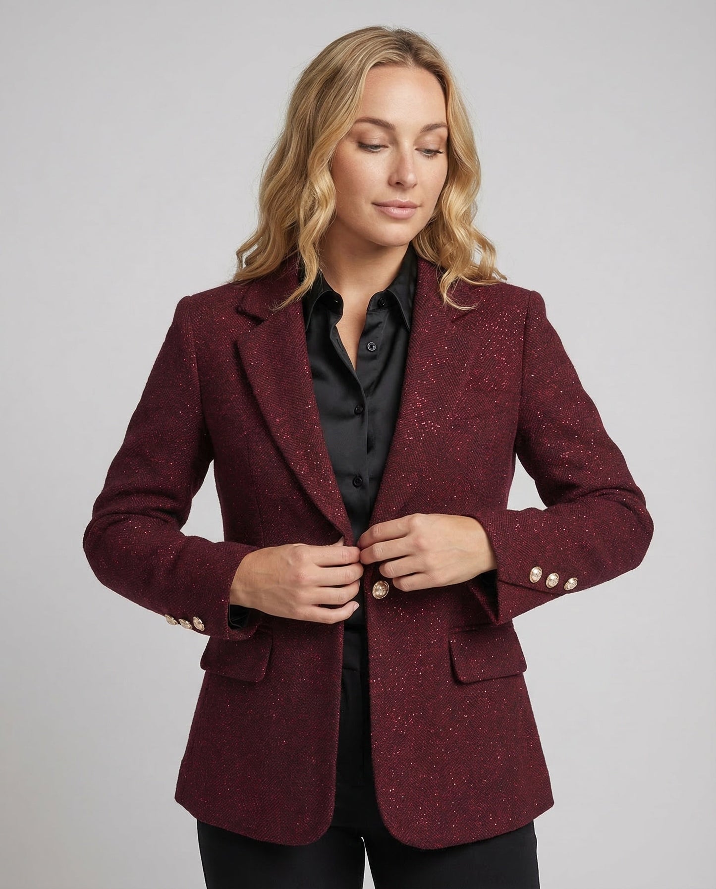 Blazer Donna Elegante Manica Lunga