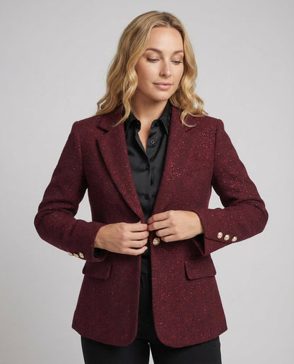 Blazer Donna Elegante Manica Lunga