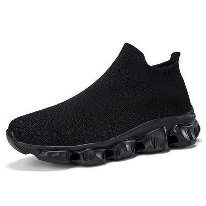 Scarpe Donna in Tessuto Elasticizzato Suola Profilata