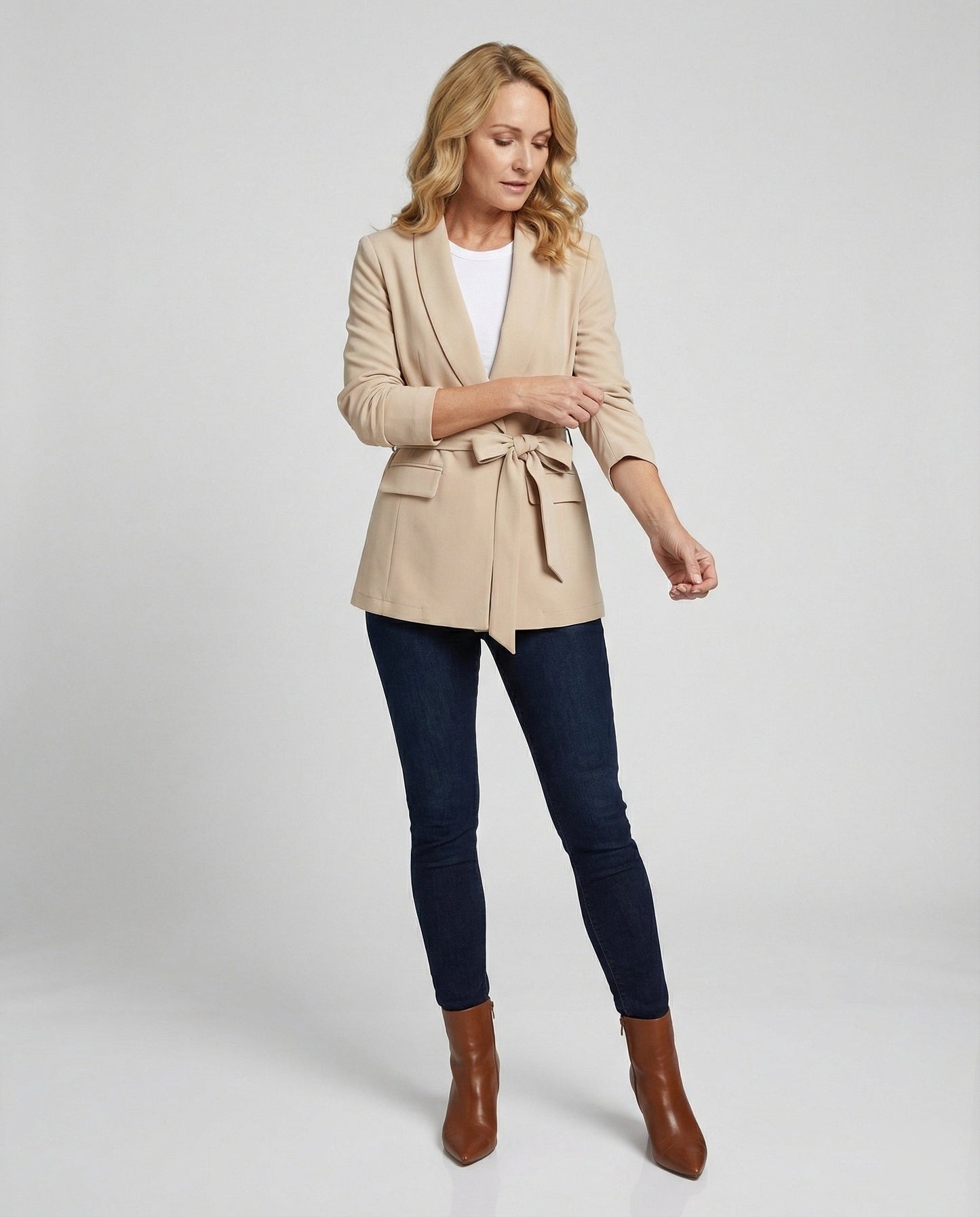 Blazer Donna Elegante Taglio Sfiancato