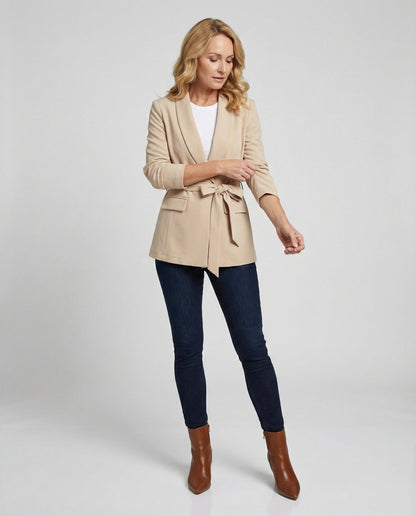 Blazer Donna Elegante Taglio Sfiancato