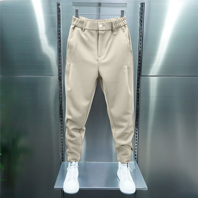 Pantaloni Harem Uomo Elastico in Vita e Polsini Regolabili