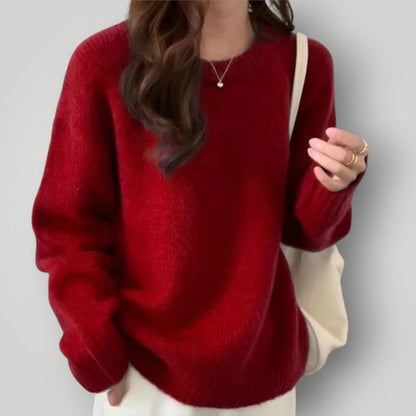 Maglione Donna Maniche Lunghe Vestibilità Ampia