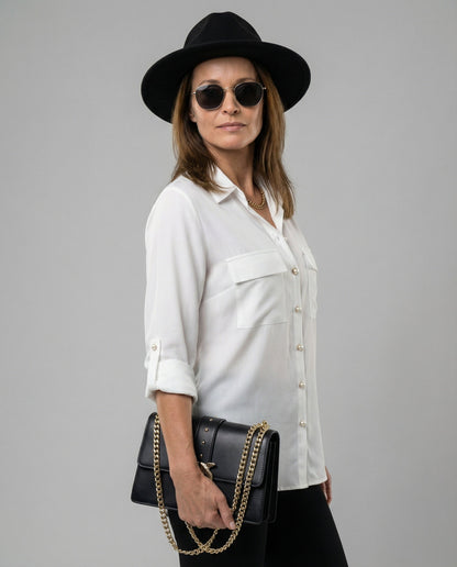 Camicia Donna con Tasche Taglio Classico - Brentozzi