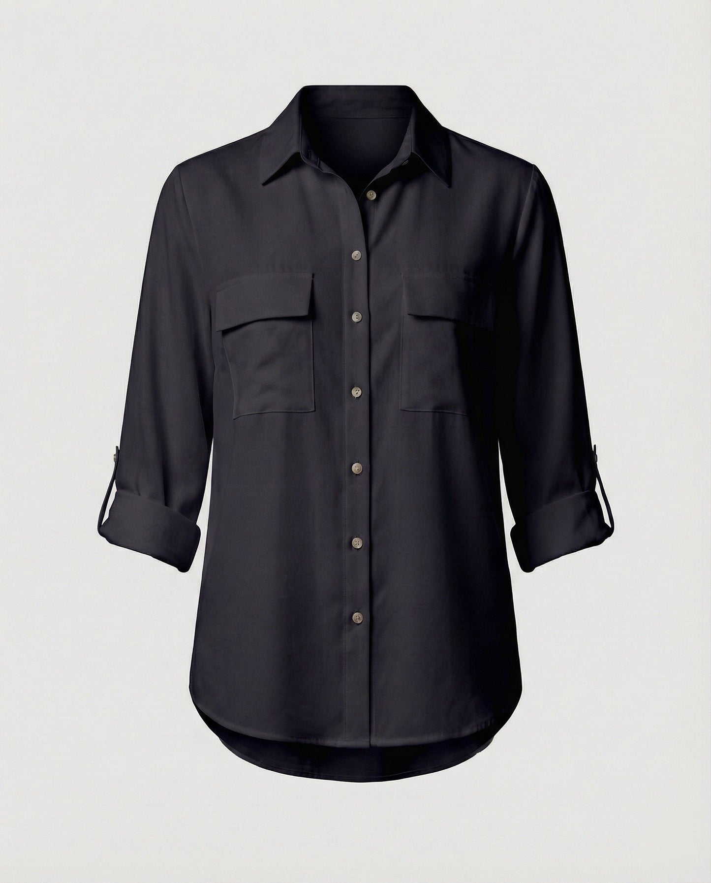 Camicia Donna con Tasche Taglio Classico