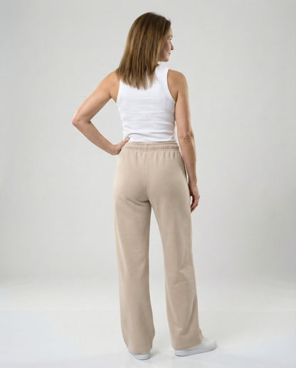 Pantaloni Donna Comodi Ampia Gamba Casual
