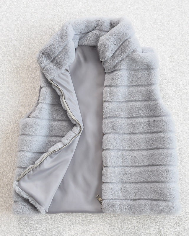 Gilet Donna in Ecopelliccia Imbottito