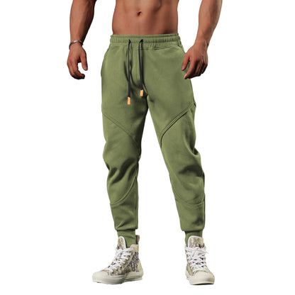 Pantaloni Jogging Uomo Fleece Leggero Cargo Taglio Tapered
