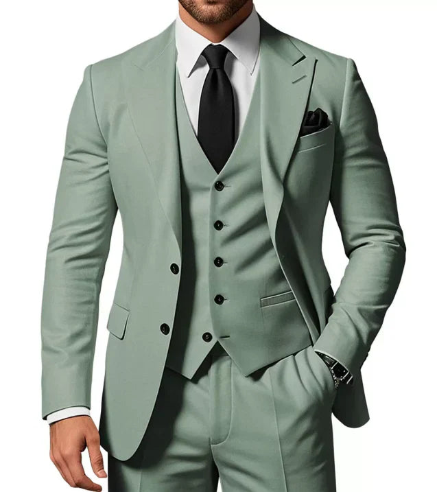 Abito Completo Uomo Tre Pezzi Giacca Gilet e Pantaloni