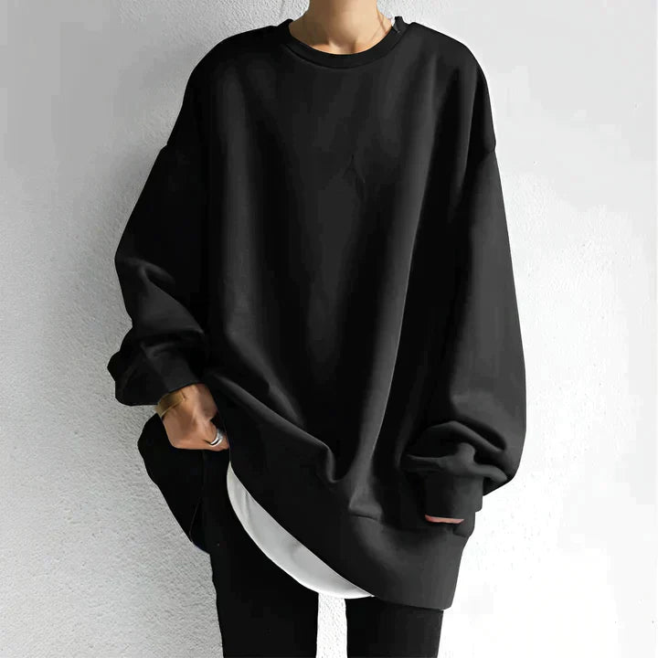 Maglione Oversize Donna Casual Manica Lunga Morbido - Brentozzi