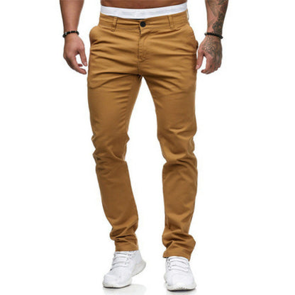 Pantaloni Chino Uomo Slim Fit Moderni