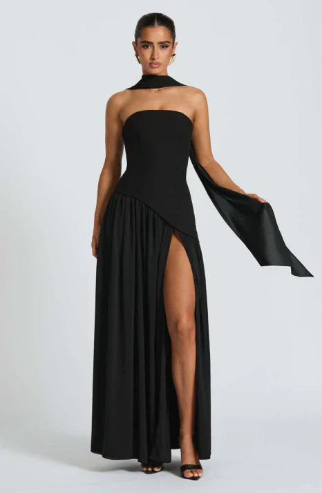 Abito Maxi Donna Senza Spalline