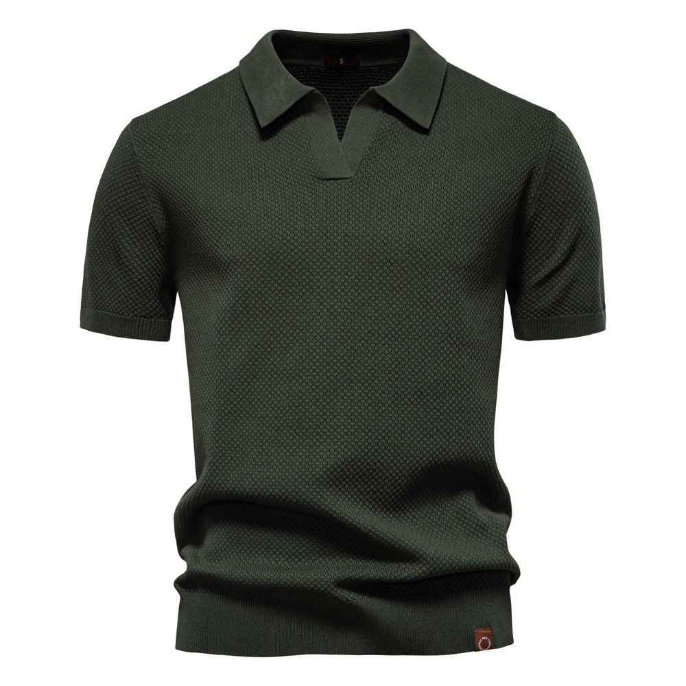 Polo Uomo Strutturata Manica Corta