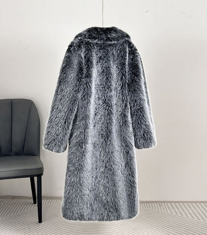 Cappotto Donna Invernale Tessuto Caldo Vestibilità Ampia