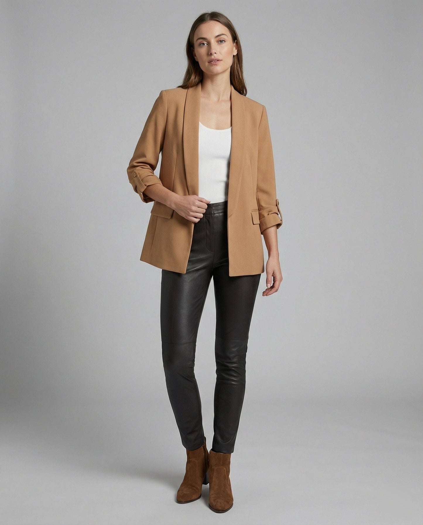 Blazer Donna Elegante Vestibilità Larga