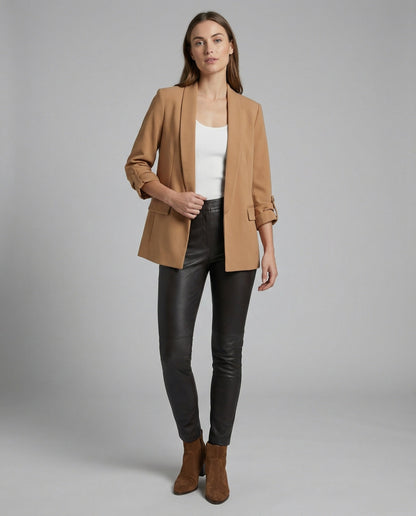 Blazer Donna Elegante Vestibilità Larga