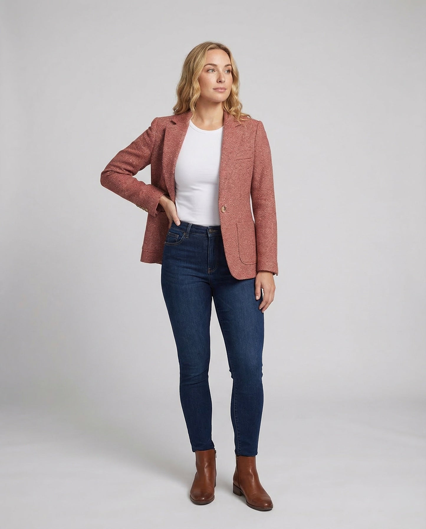 Blazer Donna Elegante Manica Lunga