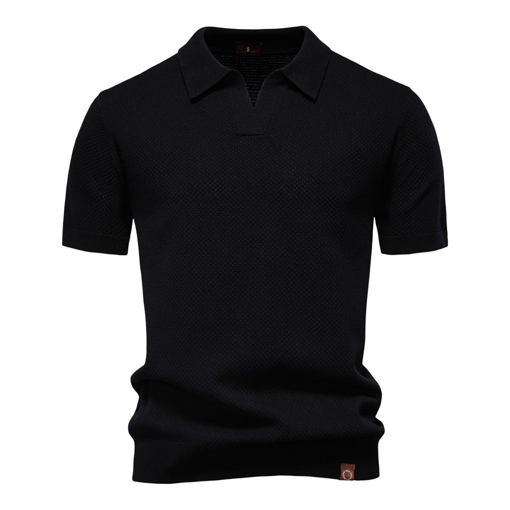 Polo Uomo Strutturata Manica Corta