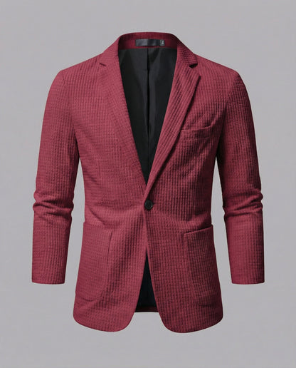 Blazer Uomo Quadrettato Taglio Moderno