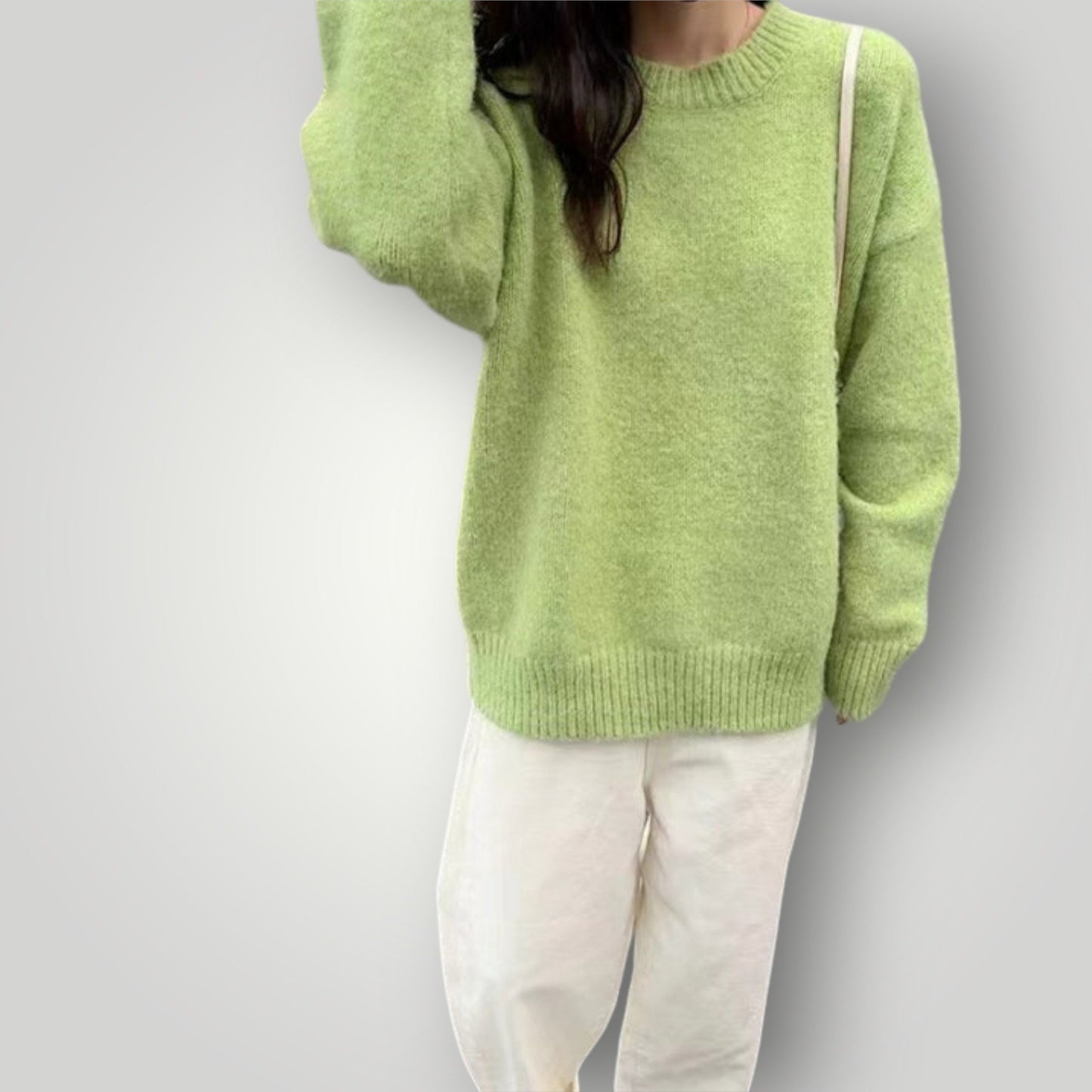 Maglione Donna Maniche Lunghe Vestibilità Ampia