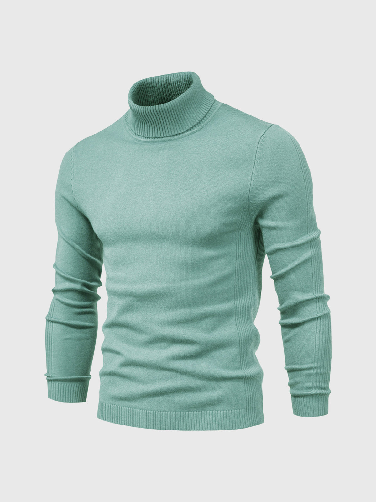 Maglione Uomo Collo Alto Corto Lavabile